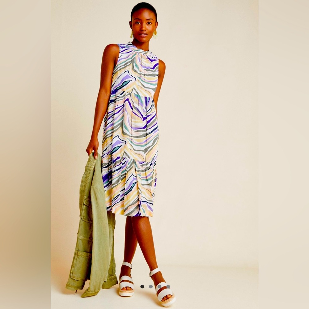 Anthropologie Faustina Midi Dress